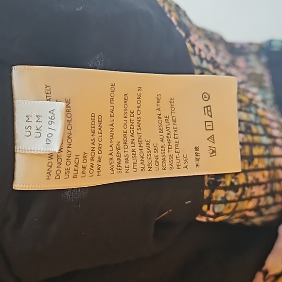 Free People Floral Mabel Ruffle Balloon Sleeve Top M Like New - Picture 10 of 11